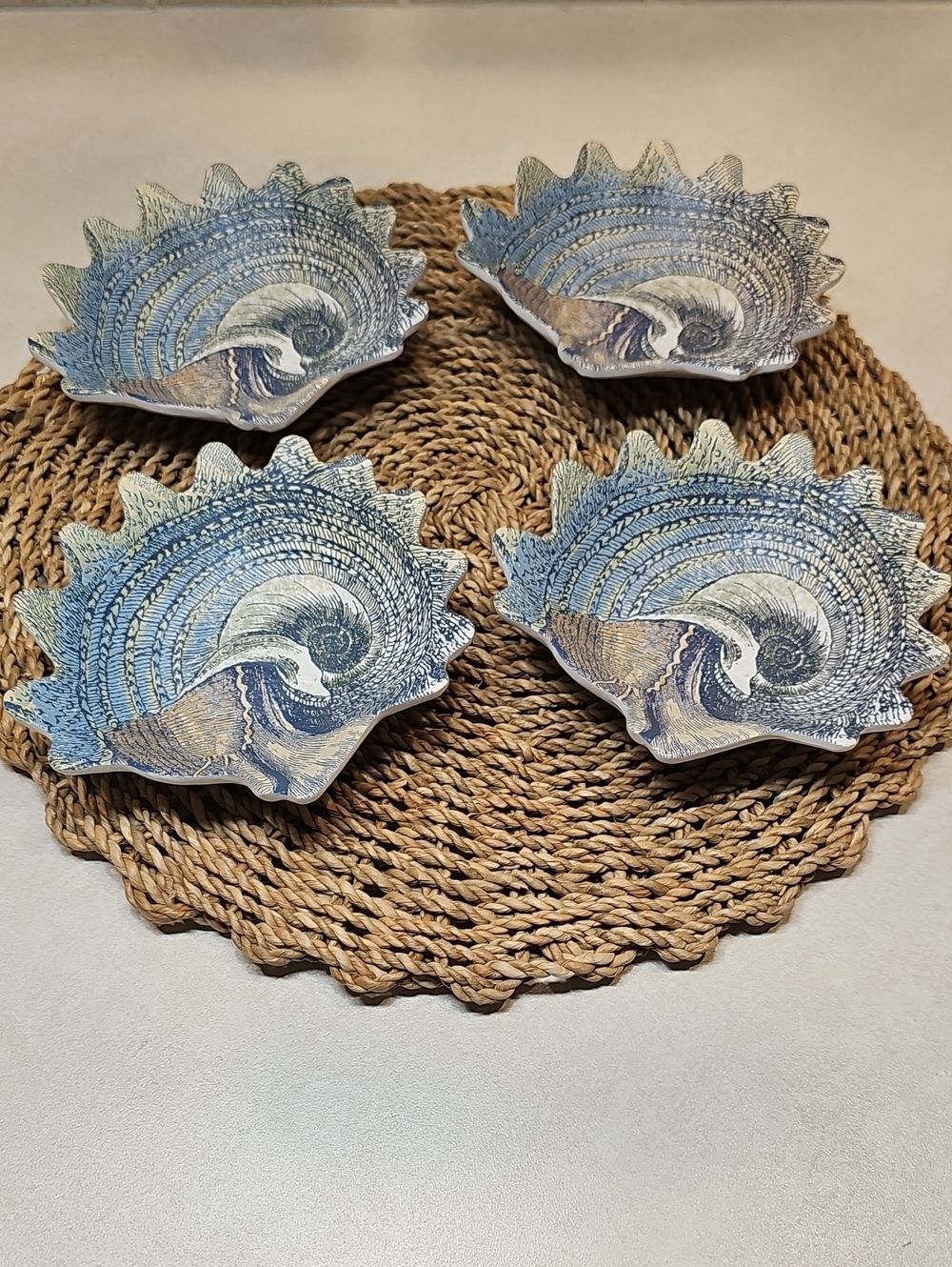 Melamine Shell Figural Conch Mini Bowl Set Of 4 Threshold Studio McGee